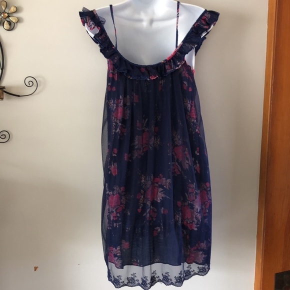 𝅺FREE People Intimately Floral and Lace Mini Dress - Picture 8 of 16